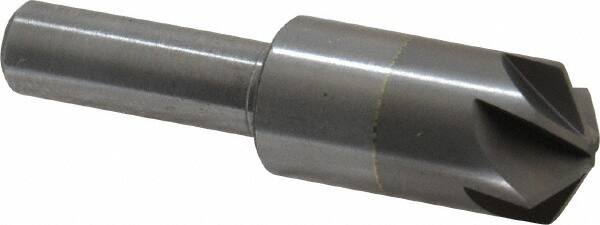 M.A. Ford - 5/8" Head Diam, 3/8" Shank Diam, 6 Flute 120° Solid Carbide Countersink - Americas Industrial Supply