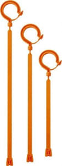 Ergodyne - 19.7" Tie Hook - Zip Tie Connection, Orange - Americas Industrial Supply