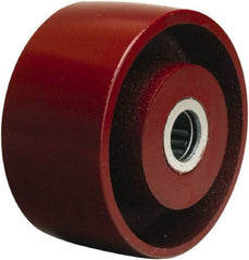 Hamilton - 4-1/4 Inch Diameter x 2-1/2 Inch Wide, Cast Iron Caster Wheel - 1,200 Lb. Capacity, 3-1/4 Inch Hub Length, 1 Inch Axle Diameter, Straight Roller Bearing - Americas Industrial Supply