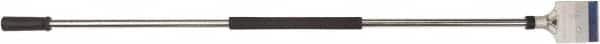 Hyde Tools - Stiff Carbon Steel 2-Edge Scraper - 4" Blade Width, 54" Long Metal Handle - Americas Industrial Supply