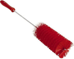 Vikan - 2-3/8" Diam Polyester Valve Brush - 19-5/8" OAL, 5-13/16" Head Length, Polypropylene & Stainless Steel Handle - Americas Industrial Supply