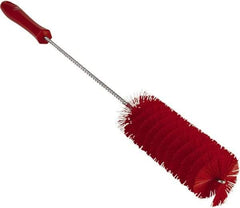 Vikan - 2" Diam Polyester Valve Brush - 19-5/8" OAL, 5-15/16" Head Length, Polypropylene & Stainless Steel Handle - Americas Industrial Supply