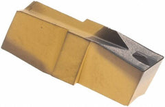 Iscar - 356020GIP Grade IC8250, 3.56mm Cutting Width Carbide Grooving Insert - 13mm Max Depth of Cut, Neutral, 0.2mm Corner Radius, TiCN/Al2O3/TiN Finish - Americas Industrial Supply