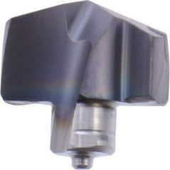 Iscar - Series ICP, 8.71mm Diam Grade IC908 140° Replaceable Drill Tip - Carbide, TiAlN Finish, 8 Seat Size - Americas Industrial Supply