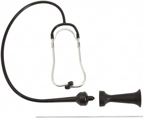 Proto - 14.9" Long, Metal/Black Steel Auto Engine Stethoscope - For Use with All Vehicles - Americas Industrial Supply