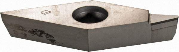 Iscar - VCGT331 D Grade ID5 Polycrystalline Diamond (PCD) Turning Insert - Uncoated, 35° Diamond, 3/8" Inscr Circle, 3/16" Thick, 1/64" Corner Radius - Americas Industrial Supply