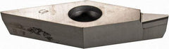 Iscar - VCGT331 D Grade ID5 Polycrystalline Diamond (PCD) Turning Insert - Uncoated, 35° Diamond, 3/8" Inscr Circle, 3/16" Thick, 1/64" Corner Radius - Americas Industrial Supply