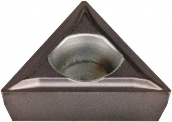 Kennametal - TPGT1.81.50.5 LF Grade KCU10 Carbide Turning Insert - AlTiN Finish, 60° Triangle, 7/32" Inscr Circle, 3/32" Thick, 0.008" Corner Radius - Americas Industrial Supply
