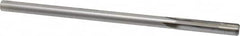 Made in USA - 19/64" Carbide-Tipped 4 Flute Chucking Reamer - Straight Flute, Straight Shank, 1-1/2" Flute Length, 6" OAL - Americas Industrial Supply