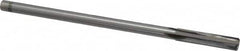 Made in USA - 5/16" Carbide-Tipped 4 Flute Chucking Reamer - Straight Flute, 9/32" Straight Shank, 1-1/2" Flute Length, 6" OAL - Americas Industrial Supply