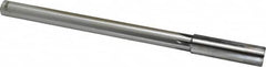 Made in USA - 43/64" Carbide-Tipped 6 Flute Chucking Reamer - Straight Flute, Straight Shank, 2-1/4" Flute Length, 9" OAL - Americas Industrial Supply
