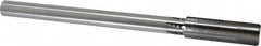 Made in USA - 25/32" Carbide-Tipped 6 Flute Chucking Reamer - Straight Flute, 5/8" Straight Shank, 2-1/2" Flute Length, 9-1/2" OAL - Americas Industrial Supply