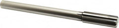 Made in USA - 59/64" Carbide-Tipped 8 Flute Chucking Reamer - Straight Flute, Straight Shank, 2-5/8" Flute Length, 10" OAL - Americas Industrial Supply