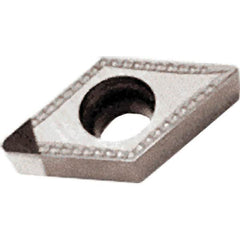 Iscar - DCMT3-2 T Grade IB55 CBN Turning Insert - Uncoated, 55° Diamond, 3/8" Inscr Circle, 5/32" Thick, 1/32" Corner Radius - Americas Industrial Supply