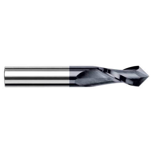 ‎0.6250″ (5/8″) Cutter Diameter × 1.2500″ (1-1/4″) Length of Cut × 90° included Carbide Drill/End Mill, 2 Flutes, AlTiN Coated - Exact Industrial Supply