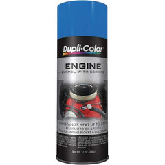 Krylon - 12 oz GM Blue Automotive Heat Resistant Paint - High Gloss Finish, Comes in Aerosol Can - Americas Industrial Supply