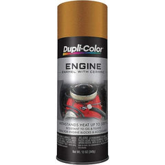 Krylon - 12 oz Universal Gold Automotive Heat Resistant Paint - High Gloss Finish, Comes in Aerosol Can - Americas Industrial Supply