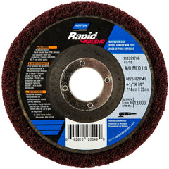 Norton - 4-1/2" Diam, Medium Grade, Aluminum Oxide Deburring Disc - Americas Industrial Supply