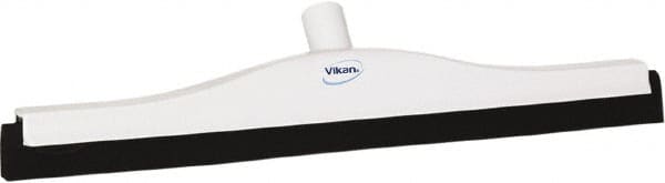 Vikan - 20" Foam Rubber Blade Bench Squeegee - Double Edge, White, Plastic Holder - Americas Industrial Supply