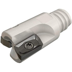 Iscar - 20mm Cut Diam, 7.7mm Max Depth of Cut, 21.5mm OAL, Indexable Square Shoulder End Mill - HP ANKT 0702.. Inserts, T12 Modular Connection, 90° Lead Angle, Series Heliplus, Multimaster - Americas Industrial Supply