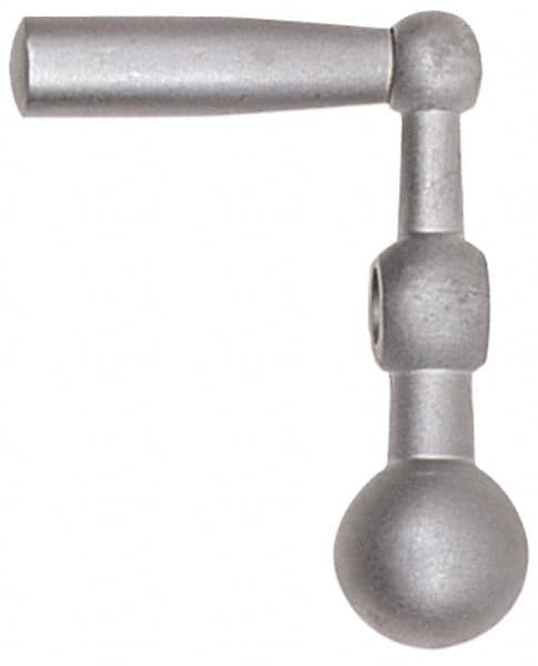 Jergens - 11/16" Hub Height Crank Handle - 3/8" Bore, 3-1/8" Center to Center, Steel - Americas Industrial Supply