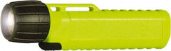 Underwater Kinetics - White Xenon Bulb, 38 Lumens, Industrial/Tactical Flashlight - Yellow Plastic Body, 4 AA Alkaline Batteries Included - Americas Industrial Supply