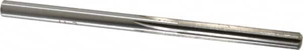 Made in USA - #2 High Speed Steel 6 Flute Chucking Reamer - Straight Flute, 0.221" Straight Shank, 1-1/2" Flute Length, 3-7/8" OAL - Americas Industrial Supply