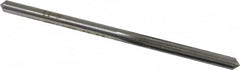 Made in USA - #20 High Speed Steel 6 Flute Chucking Reamer - Straight Flute, 0.161" Straight Shank, 1-1/8" Flute Length, 3-1/4" OAL - Americas Industrial Supply