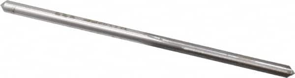 Made in USA - #35 High Speed Steel 4 Flute Chucking Reamer - Straight Flute, 0.11" Straight Shank, 7/8" Flute Length, 2-5/8" OAL - Americas Industrial Supply