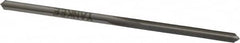 Made in USA - #41 High Speed Steel 4 Flute Chucking Reamer - Straight Flute, 0.096" Straight Shank, 7/8" Flute Length, 2-3/8" OAL - Americas Industrial Supply