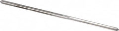 Made in USA - #53 High Speed Steel 4 Flute Chucking Reamer - Straight Flute, 0.0595" Straight Shank, 1/2" Flute Length, 1-7/8" OAL - Americas Industrial Supply