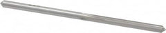 Made in USA - 1/8" High Speed Steel 4 Flute Chucking Reamer - Straight Flute, 1/8" Straight Shank, 7/8" Flute Length, 2-3/4" OAL - Americas Industrial Supply