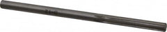Made in USA - 3/16" High Speed Steel 6 Flute Chucking Reamer - Straight Flute, 3/16" Straight Shank, 1-1/8" Flute Length, 3-1/2" OAL - Americas Industrial Supply