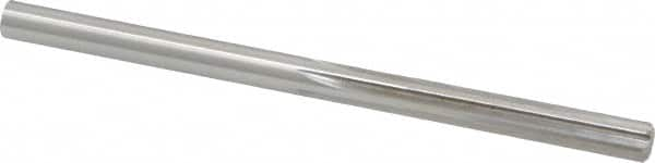 Made in USA - Letter D High Speed Steel 6 Flute Chucking Reamer - Straight Flute, 0.246" Straight Shank, 1-1/2" Flute Length, 4" OAL - Americas Industrial Supply