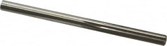 Made in USA - Letter H High Speed Steel 6 Flute Chucking Reamer - Straight Flute, 0.266" Straight Shank, 1-1/2" Flute Length, 4-1/8" OAL - Americas Industrial Supply