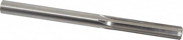 Made in USA - Letter U High Speed Steel 6 Flute Chucking Reamer - Straight Flute, 0.368" Straight Shank, 1-3/4" Flute Length, 5" OAL - Americas Industrial Supply