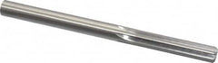 Made in USA - Letter V High Speed Steel 6 Flute Chucking Reamer - Straight Flute, 0.377" Straight Shank, 1-3/4" Flute Length, 5" OAL - Americas Industrial Supply