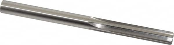 Made in USA - Letter X High Speed Steel 6 Flute Chucking Reamer - Straight Flute, 0.397" Straight Shank, 1-3/4" Flute Length, 5-1/8" OAL - Americas Industrial Supply