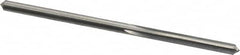 Made in USA - 1/8" High Speed Steel 4 Flute Chucking Reamer - Straight Flute, 1/8" Straight Shank, 7/8" Flute Length, 2-3/4" OAL - Americas Industrial Supply