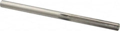 Made in USA - 1/4" High Speed Steel 6 Flute Chucking Reamer - Straight Flute, 1/4" Straight Shank, 1-1/2" Flute Length, 4" OAL - Americas Industrial Supply