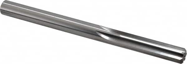Made in USA - 0.437" High Speed Steel 6 Flute Dowel Pin Chucking Reamer - Americas Industrial Supply