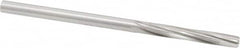 Made in USA - #5 High Speed Steel 6 Flute Chucking Reamer - Spiral Flute, 0.2055" Straight Shank, 1-1/4" Flute Length, 3-3/4" OAL - Americas Industrial Supply