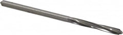 Made in USA - #23 High Speed Steel 4 Flute Chucking Reamer - Spiral Flute, 0.154" Straight Shank, 1" Flute Length, 3-1/8" OAL - Americas Industrial Supply