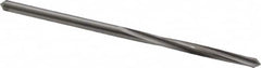 Made in USA - #42 High Speed Steel 4 Flute Chucking Reamer - Spiral Flute, 3/32" Straight Shank, 3/4" Flute Length, 2-1/4" OAL - Americas Industrial Supply