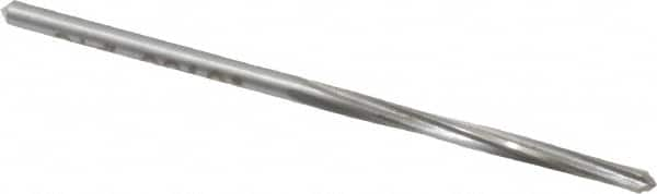 Chucking Reamer: 0.076″ Dia, 2″ OAL, 3/4″ Flute Length, Straight Shank, High Speed Steel 4 Flute, RH