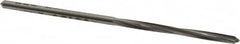 Made in USA - #49 High Speed Steel 4 Flute Chucking Reamer - Spiral Flute, 0.073" Straight Shank, 3/4" Flute Length, 2" OAL - Americas Industrial Supply
