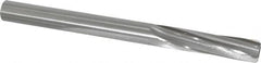 Made in USA - 1/2" High Speed Steel 6 Flute Chucking Reamer - Spiral Flute, 1/2" Straight Shank, 2" Flute Length, 6" OAL - Americas Industrial Supply