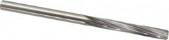 Made in USA - 0.2495" High Speed Steel 6 Flute Dowel Pin Chucking Reamer - Americas Industrial Supply