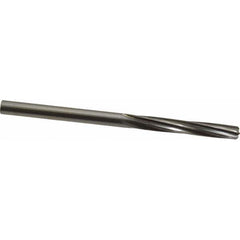 Made in USA - 0.251" High Speed Steel 6 Flute Chucking Reamer - Americas Industrial Supply