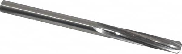 Made in USA - 0.3115" High Speed Steel 6 Flute Chucking Reamer - Spiral Flute, 0.3115" Straight Shank, 1-1/2" Flute Length, 4-1/2" OAL - Americas Industrial Supply